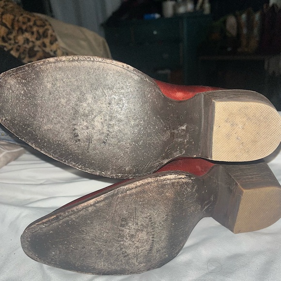 IDYLLWIND WOMEN'S WHEELS WESTERN BOOTIES - ROUND TOE RED WOMENS WESTERN BOOTS - Picture 5 of 6